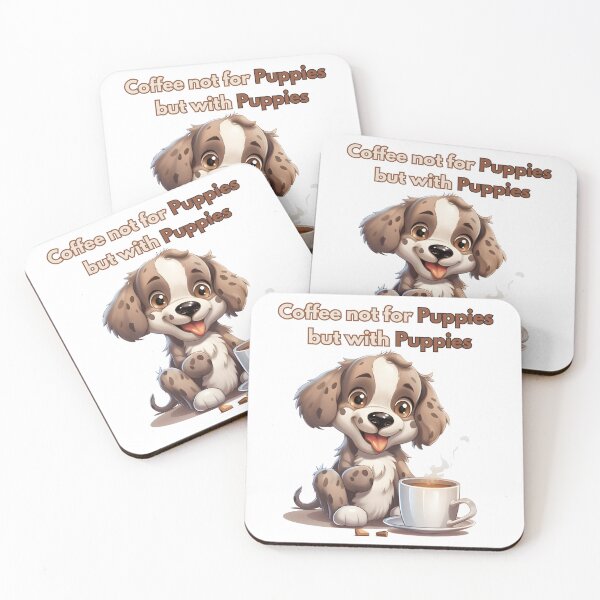 Item preview, Coffee with Cute Puppies  designed and sold by Promoc.