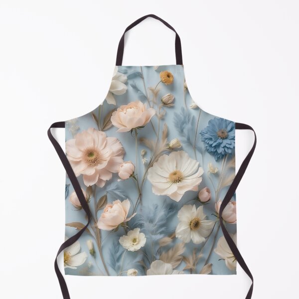 Item preview, Dried Flowers Art- Blue, Peach and Cream designed and sold by Witsprings.