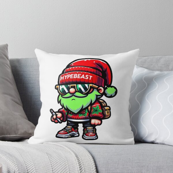 Item preview, HypeBeast Santa in StreetWear With Green Beard designed and sold by Andrew Frelas.