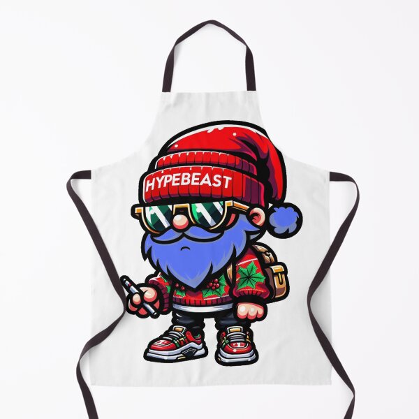 Artikelvorschau, HypeBeast Weihnachtsmann in Streetwear mit blauem Bart entworfen und verkauft von Andrew Frelas.