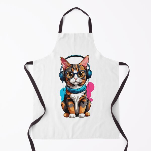 Item preview, Cute cat mom tortie art wear headphone designed and sold by KorArtStudio.