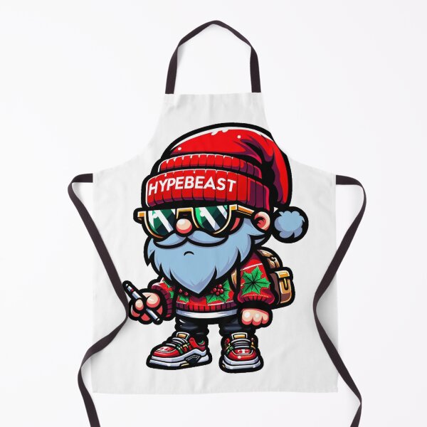 Item preview, HypeBeast Santa in StreetWear With Light Blue Beard designed and sold by Andrew Frelas.