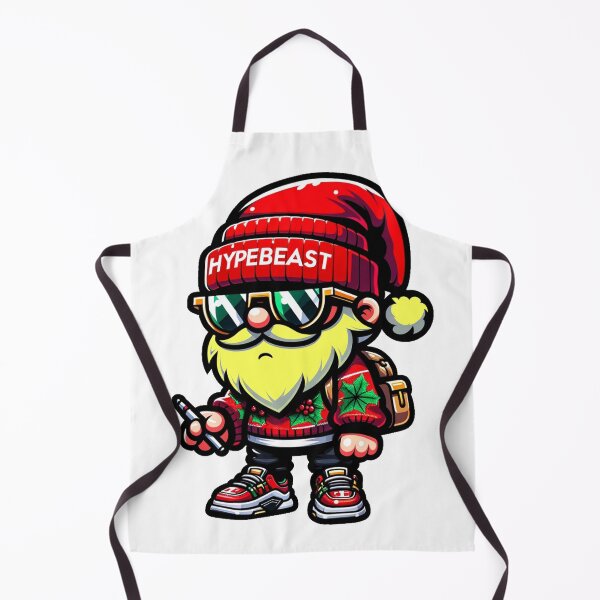 Artikelvorschau, HypeBeast Weihnachtsmann in Streetwear mit gelbem Bart entworfen und verkauft von Andrew Frelas.