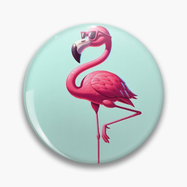 Item preview, Flamingo in Sun Glasses designed and sold by timelessmystery.
