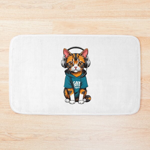 Item preview, Cool cat mom tortie art wear headphone designed and sold by KorArtStudio.