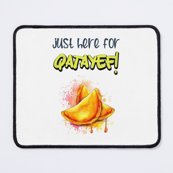 Item preview, Just here for Qatayef: Infusing Laughter into Your Joyous Ramadan Moments- قطايف رمضان بالعربي مضحك designed and sold by FUNqoosh.