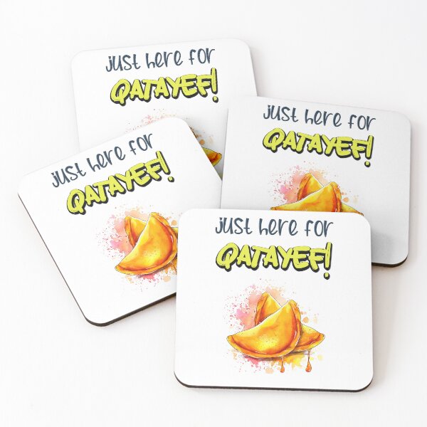 Item preview, Just here for Qatayef: Infusing Laughter into Your Joyous Ramadan Moments- قطايف رمضان بالعربي مضحك designed and sold by FUNqoosh.