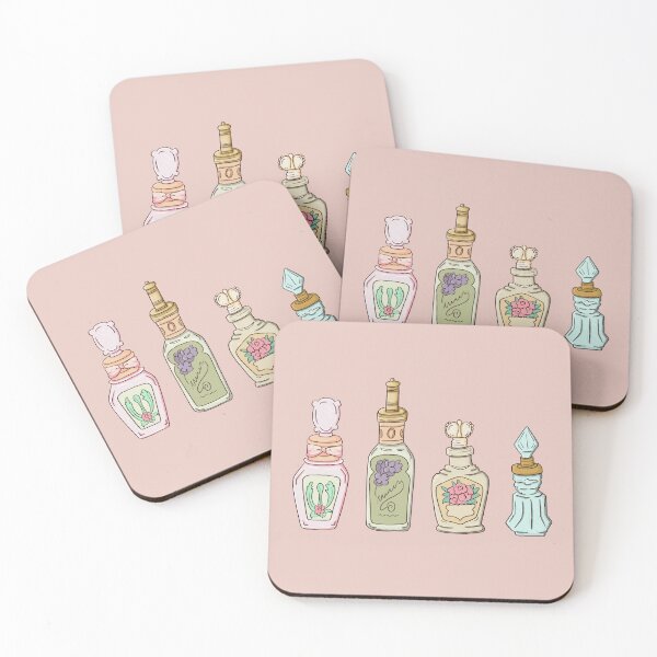 Item preview, Cute Hand Drawn Vintage Perfume Collection designed and sold by MariOyama.