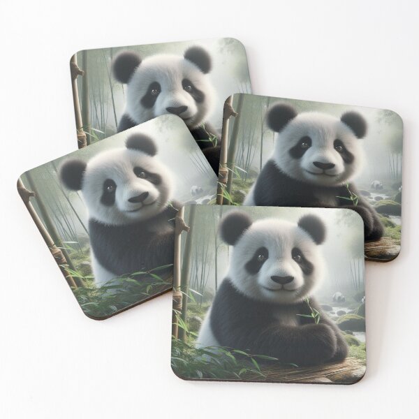 Item preview, Bamboo Bliss - Panda Serenity in a Tranquil Forest Haven designed and sold by ProgressMagnet.