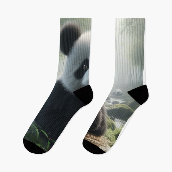 Item preview, Bamboo Bliss - Panda Serenity in a Tranquil Forest Haven designed and sold by ProgressMagnet.