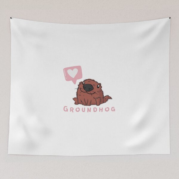Item preview, Cute Groundhog designed and sold by Lojinha-do-Dark.