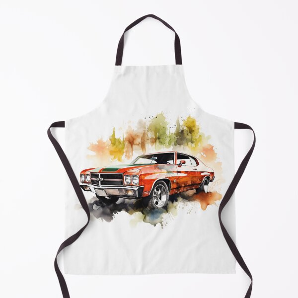 Item preview, 1971 Chevelle SS Classic Car Watercolor Print designed and sold by StefNomadLife.