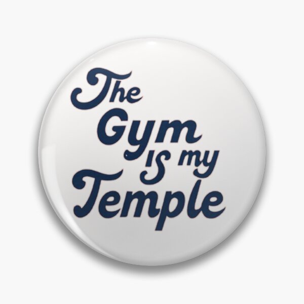 Item preview, The Gym Is My Temple designed and sold by MillenniumDrip.