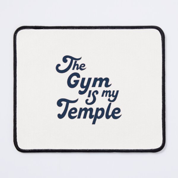Item preview, The Gym Is My Temple designed and sold by MillenniumDrip.