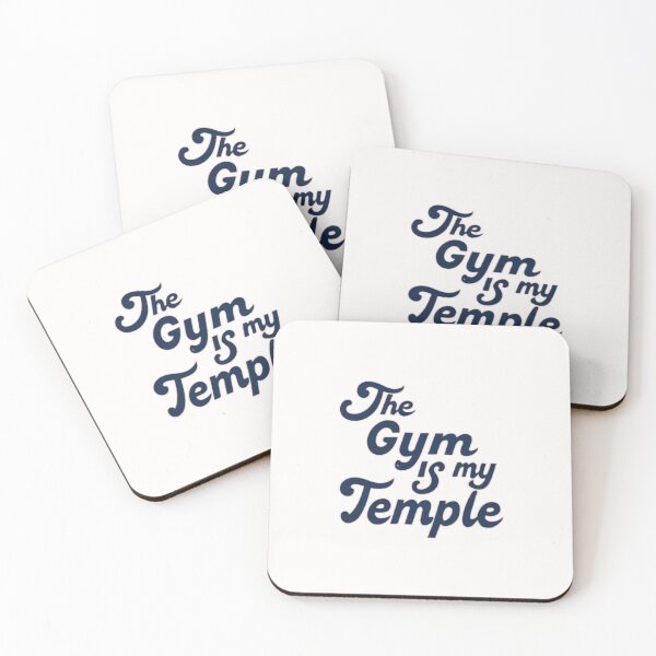 Item preview, The Gym Is My Temple designed and sold by MillenniumDrip.