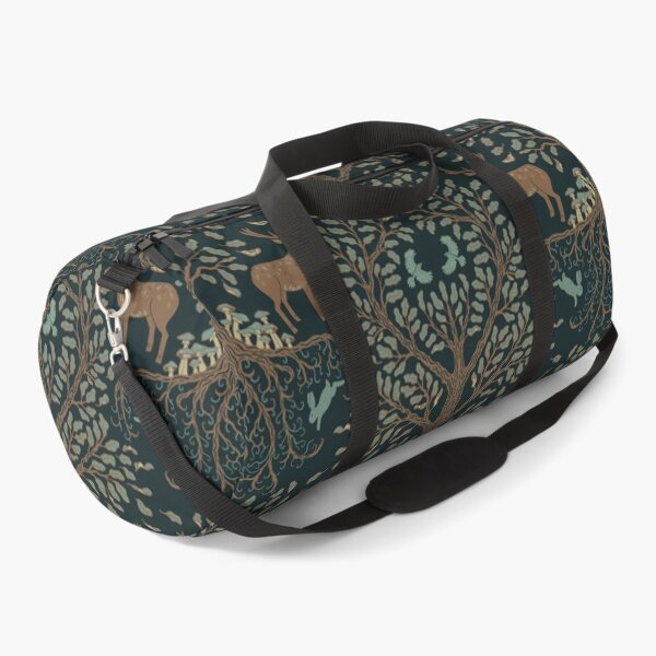 Item preview, Forest Tree and Wildlife Damask Pattern designed and sold by lurepeating.