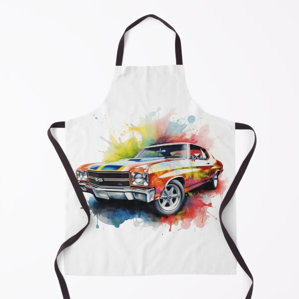 Item preview, 1971 Chevelle SS Classic Car Watercolor Print designed and sold by StefNomadLife.