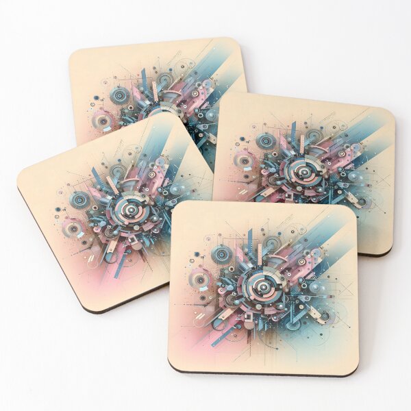 Item preview, Pastel Colorful Abstract  Design designed and sold by Alessei.