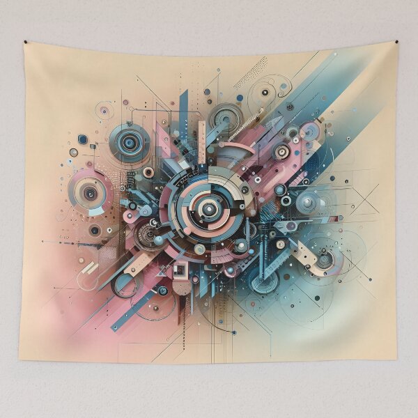 Item preview, Pastel Colorful Abstract  Design designed and sold by Alessei.