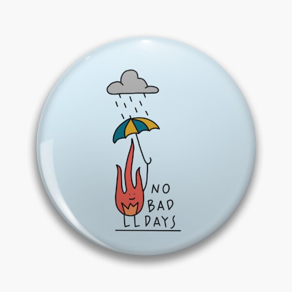Item preview, No Bad Days - Flame and Raincloud designed and sold by WhenItRains13.