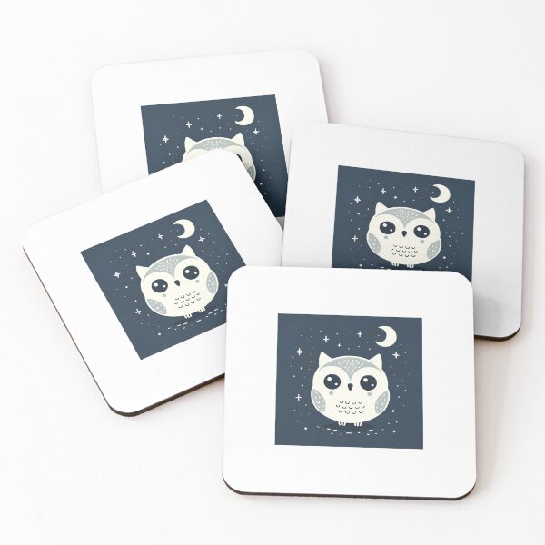 Item preview, Cute Snowy Night Owl designed and sold by timelessmystery.