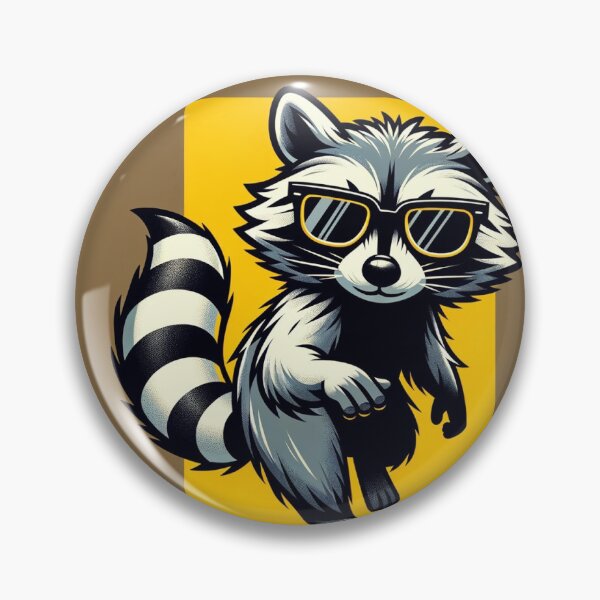 Item preview, Racoon in Sun Glasses designed and sold by timelessmystery.