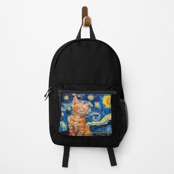 Item preview, Starry night Cat Van gogh Inspired Painting designed and sold by Vangoholic.