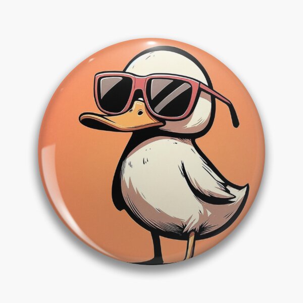 Item preview, Cute Duck in Sunglasses designed and sold by timelessmystery.