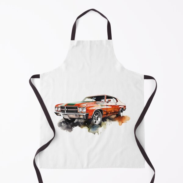Item preview, 1971 Chevelle SS Classic Car Watercolor Print designed and sold by StefNomadLife.
