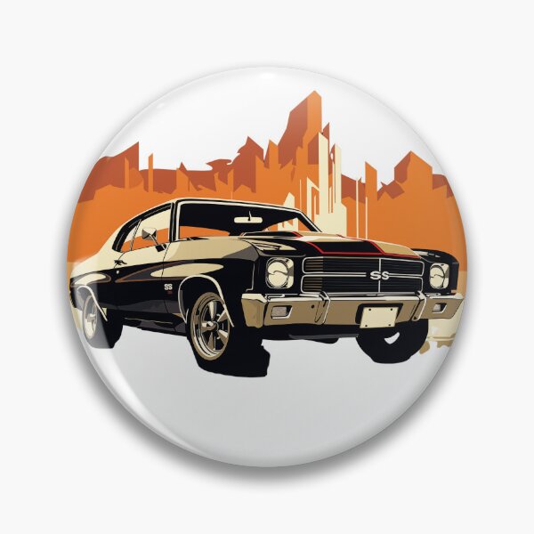 Item preview, 1971 Chevelle SS Classic Car Stencil Art Print designed and sold by StefNomadLife.