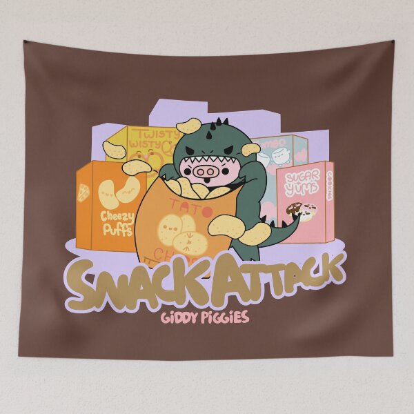 Item preview, Giddy Piggies Snack Attack in the City designed and sold by Giddy Piggies.
