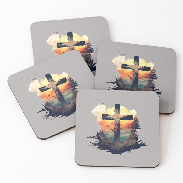Item preview, Cross with Spiritual Birds and Rustic Outdoors Art  designed and sold by OneFineGem.
