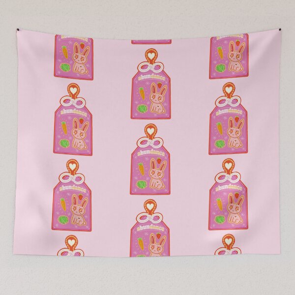 Item preview, Bunny Abundance Omamori Japanese Charm designed and sold by lumidumi.