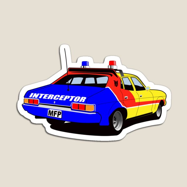 Vista previa del artículo con la obra «Interceptor de Mad Max», diseñado y vendido por superiorgraphix.
