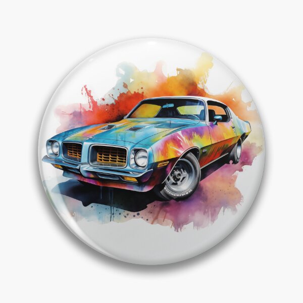 Item preview, 1972 Firebird Classic Car Watercolor Art  designed and sold by StefNomadLife.