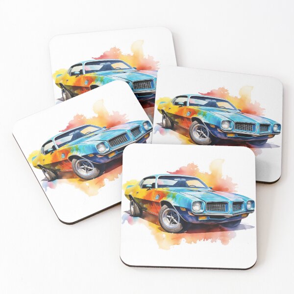 Item preview, 1972 Firebird Classic Car Watercolor Art  designed and sold by StefNomadLife.