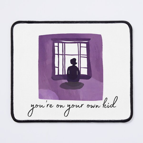 Item preview, Your On Your Own Kid Lyrics - Dark Purple designed and sold by Samantha Kelly.