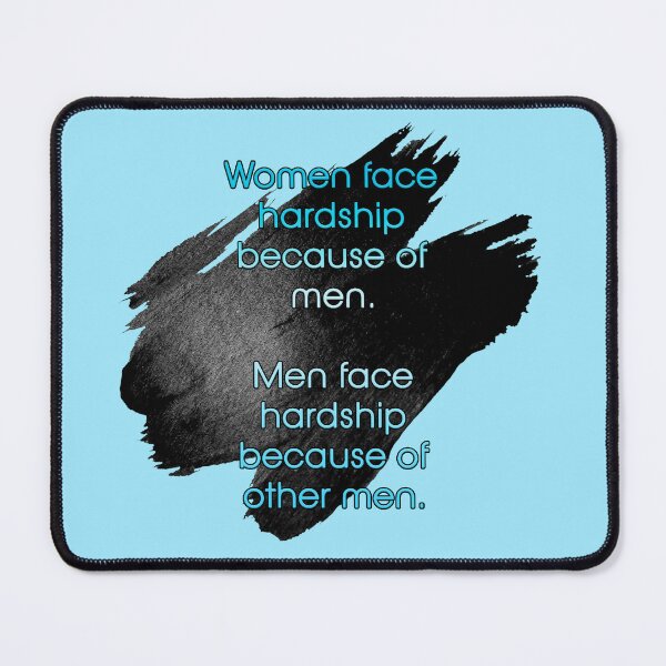 Item preview, Women vs. Men Hardships - Blue designed and sold by JadeRyder.