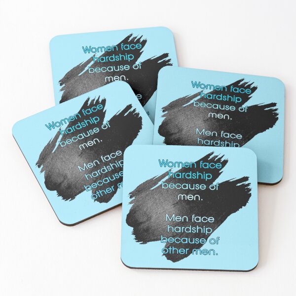 Item preview, Women vs. Men Hardships - Blue designed and sold by JadeRyder.