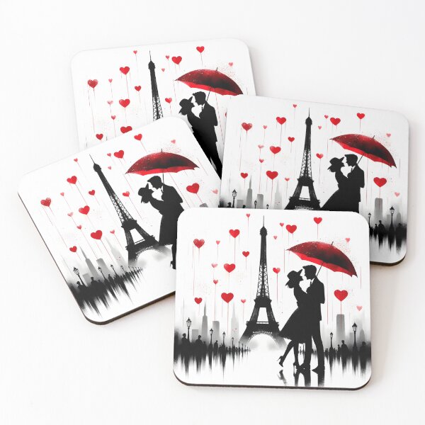 Item preview, Eiffel Tower Valentines / Paris Valentines / Parisian Valentines / Eiffel Tower Valentine's Day  designed and sold by BuxomBabe21.