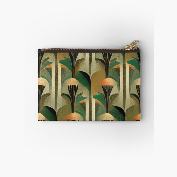 Item preview, Art Deco Exquisite Green And Golden-Apricot Pattern designed and sold by DEC02.