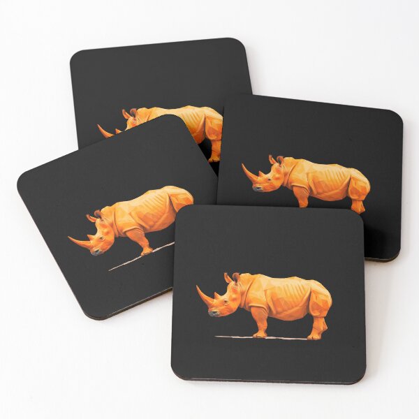 Item preview, Orange Rhino Artwork designed and sold by Obsidian Ink by Wilshire.