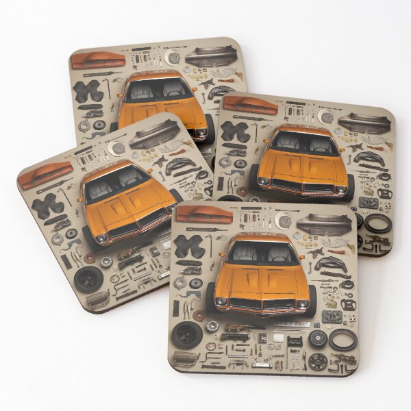 Item preview, 1972 Firebird Classic Car Knolling Craft designed and sold by StefNomadLife.