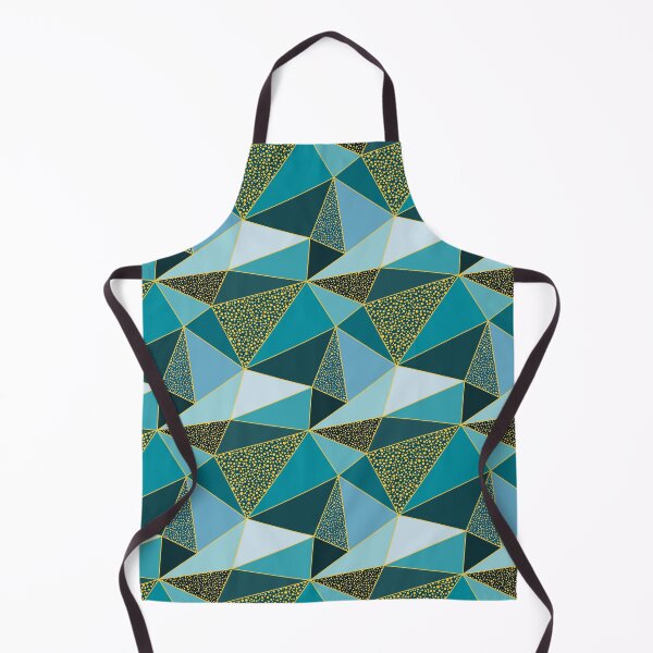 Item preview, Turquoise and gold low poly texture designed and sold by Osting.