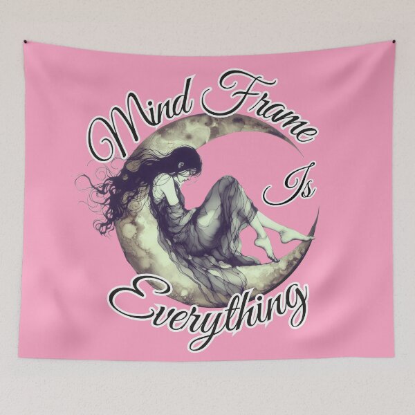 Item preview, Mind Frame Is Everything - Daydreaming Woman designed and sold by HausKatz.