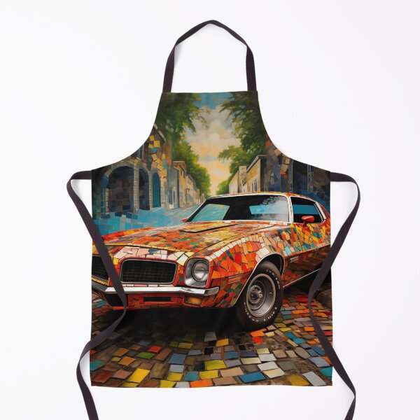 Artikelvorschau, 1972 Firebird Classic Car Mix Media Mosaike entworfen und verkauft von StefNomadLife.