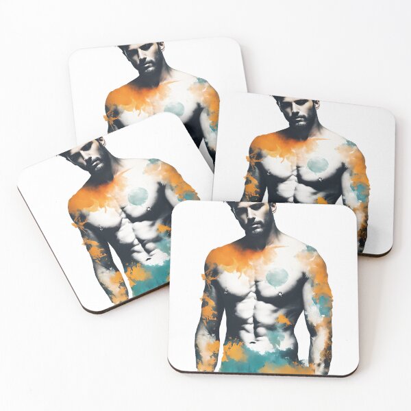 Item preview, Unique Perspectives: Digital Art Capturing the Male Silhouette designed and sold by Artedig.