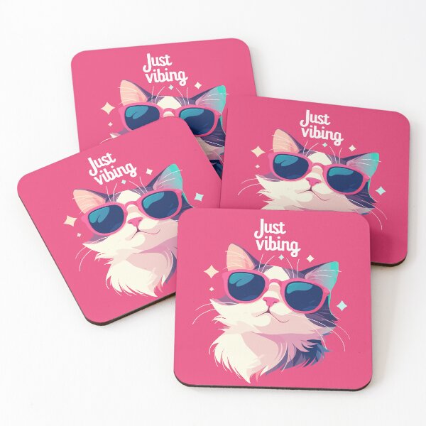 Item preview, Cute Cat Just Vibing designed and sold by SweetClicks123.