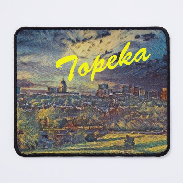Item preview, Abstract skyline of Topeka, Kansas designed and sold by michael6076.