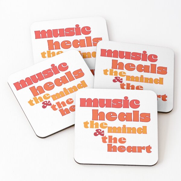 Item preview, music heals the mind & the heart designed and sold by Dfusiondesign.